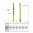 thumbnail image 4 of Inflatable Explosion-proof Buoy Signal Tube Professional Snorkeling Sausage Gear Inflatable Diving Surface Markers Fluorescent Yellow 1.2m*15cm, 4 of 8
