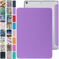 thumbnail image 1 of iPad Mini 7.9 Inch 5 Gen [ Mini 5th Generation 2019 ] A2133 A2124 A2126 MUXH2LL/A MUXF2LL/A MUXG2LL/A Trifold PC Lightweight Smart PU Leather Protective Hard Back Cover - Purple, 1 of 8