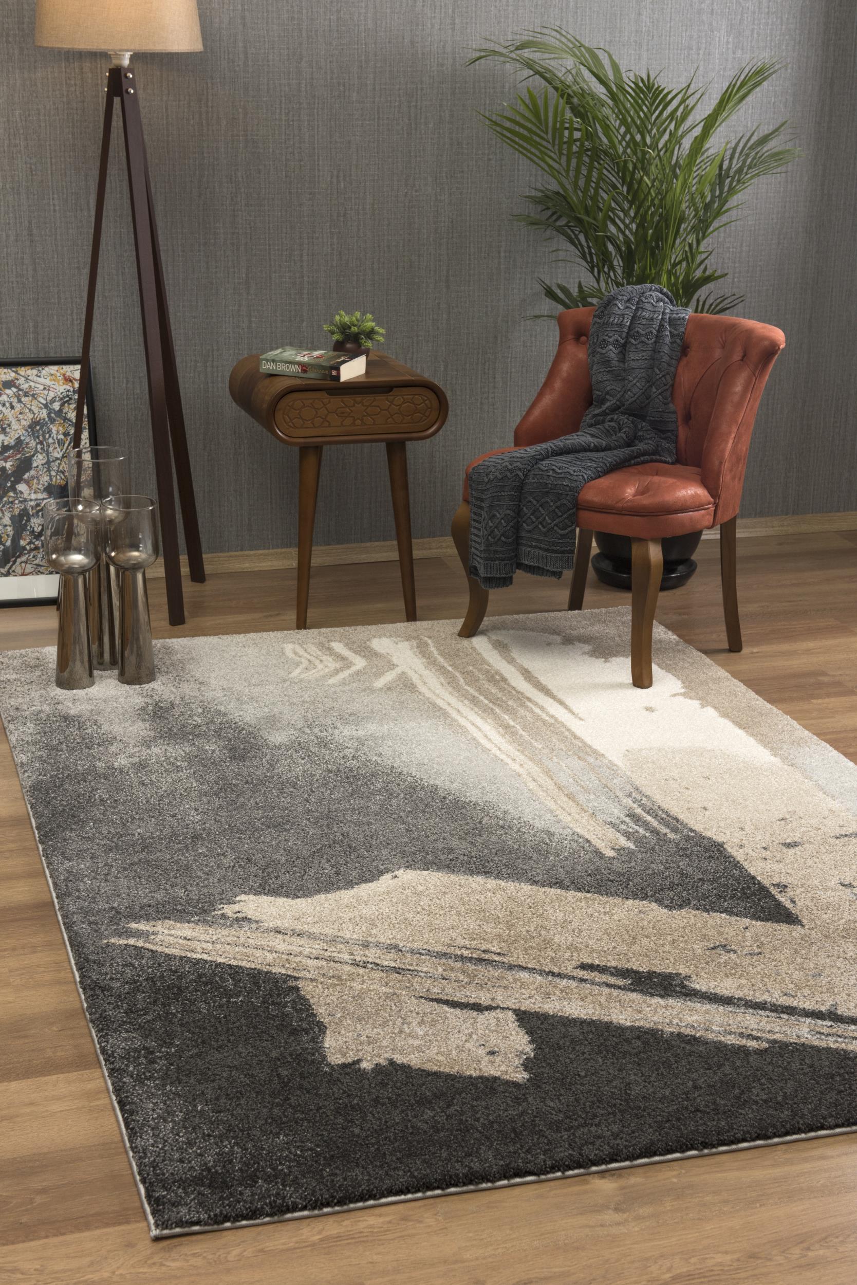 Rug Branch Nova Collection Moderne Géométrique Tapis de ZoneRug Branch New Zealand Plush Collection Moderne Abstraite Tapis de Zone