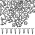 thumbnail image 4 of 100 Pcs Vis à Bois Autotaraudeuses à Tête de Poêle en Acier Inoxydable, 4 of 8