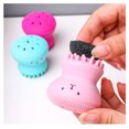 thumbnail image 4 of Silicone Small Octopus Wash Brush Facial Cleansing Brushes Face Scrubber for Makeup Remover Skin Care, 4 of 8