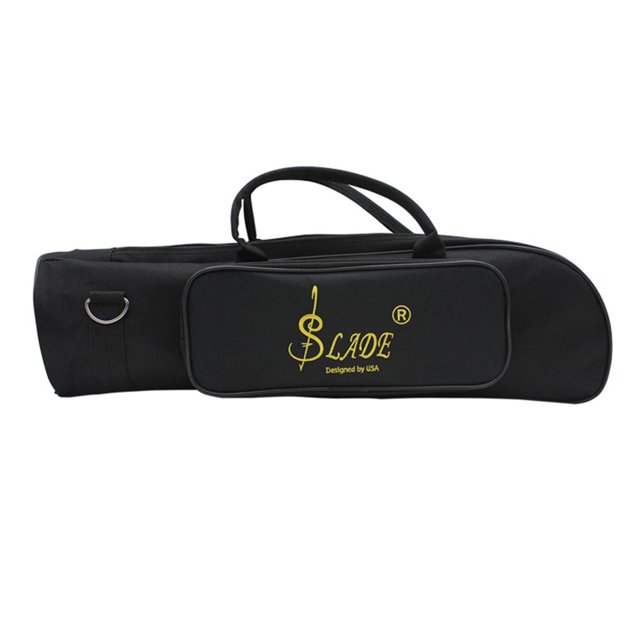 B-flat Trumpet Bag Durable Conventional Shoulder Handheld Case Bag (Black)