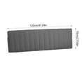 thumbnail image 3 of Grey Quilted Thickened Vertical Stripe Headboard Cover Dust Proof Washable Fitted Design Multiple Sizes, 3 of 7