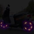 thumbnail image 4 of HOZADOIE Auto Reflective Tire Stickers Car Electronics 40Pcs Car Wheel Reflective Stickers Stripe Rim Reflective Decals Night Decoration Reflective Strips for Cars Trucks, 4 of 5