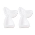 thumbnail image 1 of 2pcs DIY Crystal Epoxy Mold Mirror Fish Tail Epoxy Mold DIY Fish Tail Mold Jewelry Accessories Epoxy Mold Creative Fish Tail Silicone Mould Size Large White, 1 of 9