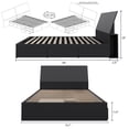 thumbnail image 4 of Nexera Corbo Storage Bed and Headboard, Black, 4 of 8