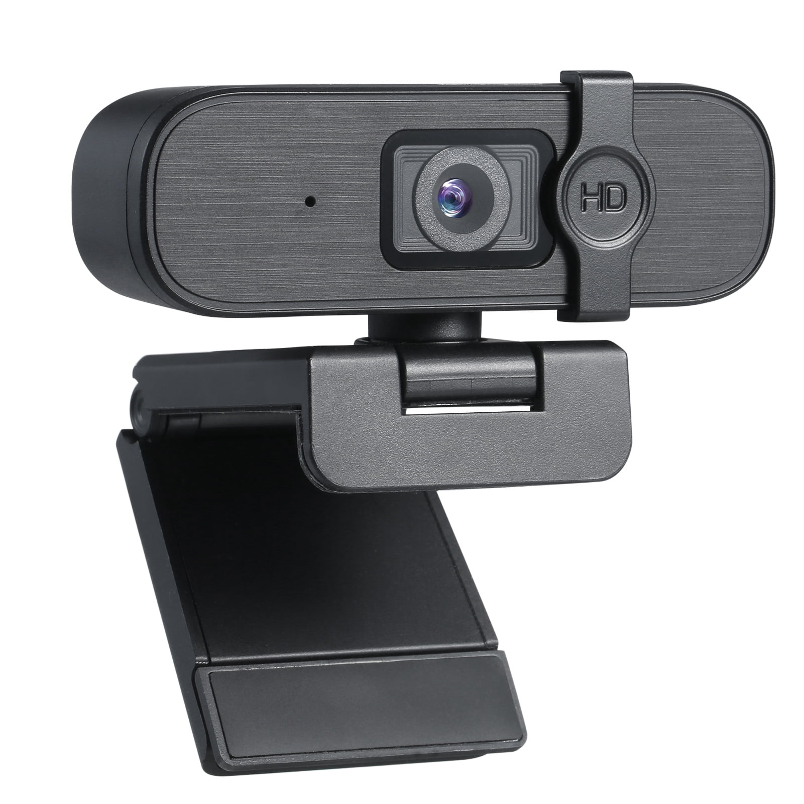 TFixol 4K HD USB Webcam with Built-in Microphone, Fixed Focus, Plug & Play, Compact Design for Video Calls, Online Classes, and Live Streaming, Black