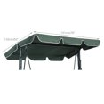 thumbnail image 2 of Costway Swing Top Cover Canopy Replacement Porch Patio Outdoor 75''x52'', 2 of 10