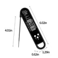 thumbnail image 3 of TIMIFIS The Thermometer Instant Read Meat T-Hermometer, Digital T-Hermometer with Long Probe for Kitchen, Outdoor Cooking, Bbq, Grill, Candy Apartment Essentials, 3 of 6