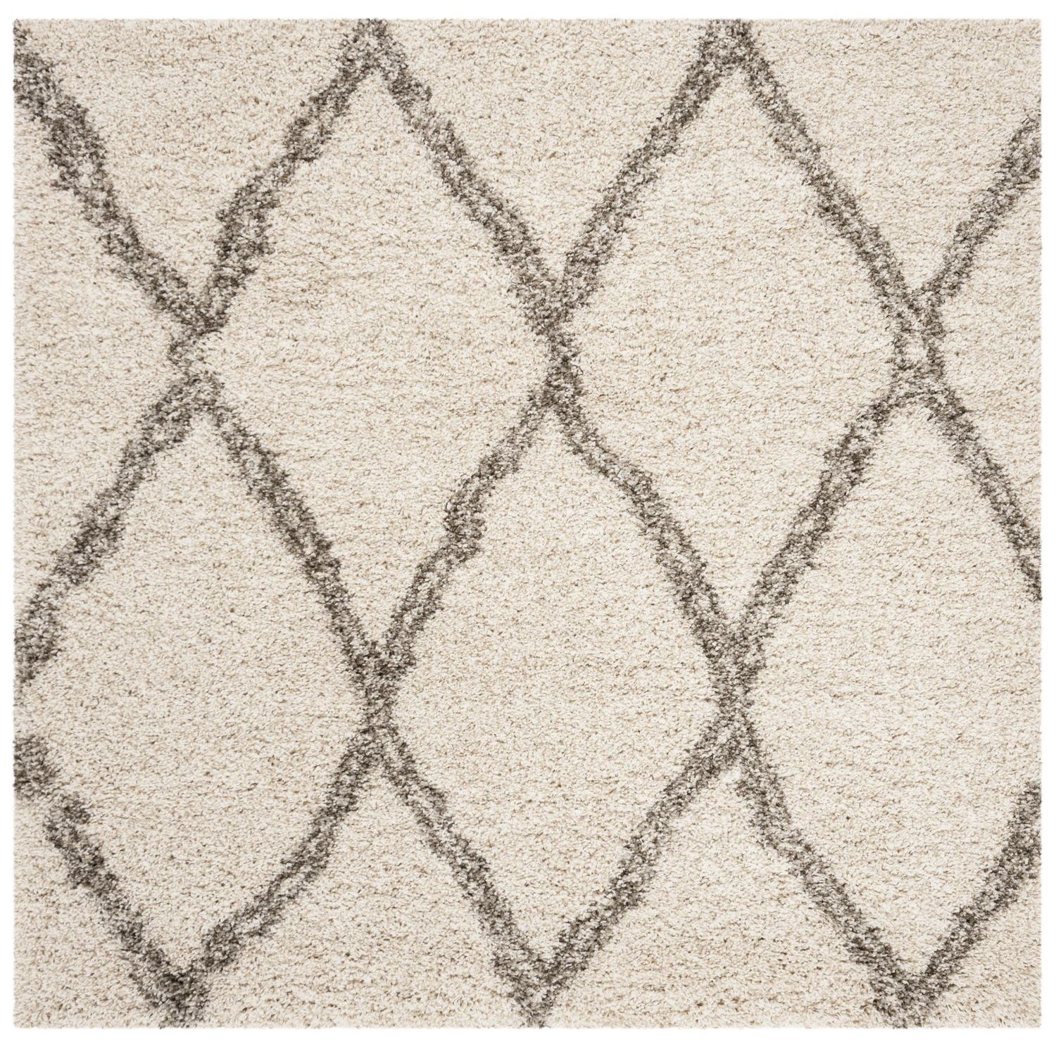 SAFAVIEH Hudson Adella Geometric Diamonds Shag Area Rug