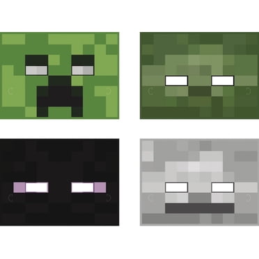 Unique Industries Minecraft Masks, 8CT