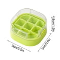 thumbnail image 3 of EGNMCR Ice Lattice,Ice Cube Tray,Ice Trays Household Ice Box Convenient Press One Second Ice Nine Box Mini Ice Making Artifact Film Tool ice cube tray, 3 of 5