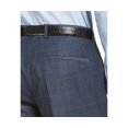 thumbnail image 3 of Hugo Pantalon de Costume à Carreaux Bleu Foncé/rouille Coupe Moderne pour Hommes, 3 of 5