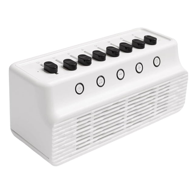 Black-Friday White Noise Machine with 8 Nature Sounds & Bluetooth Speaker | 1800mAh Battery & Timer