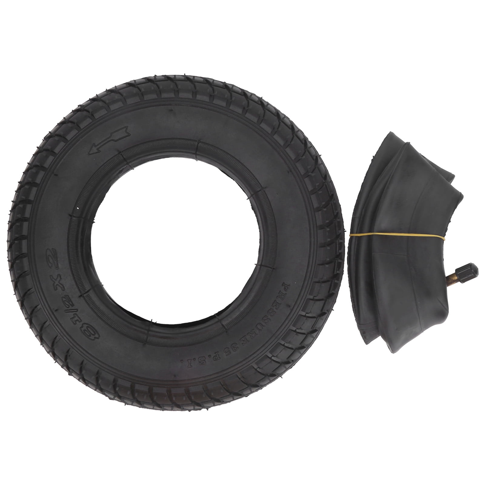 Roue en Caoutchouc Pneumatique, Pneu de Trottinette 8,5x 2 Po Roue Gonflable 8,5x2 Pouces Pneu Roues de Trottinette Trottinette Électrique Pneu Pneumatique pour Trottinette Électrique