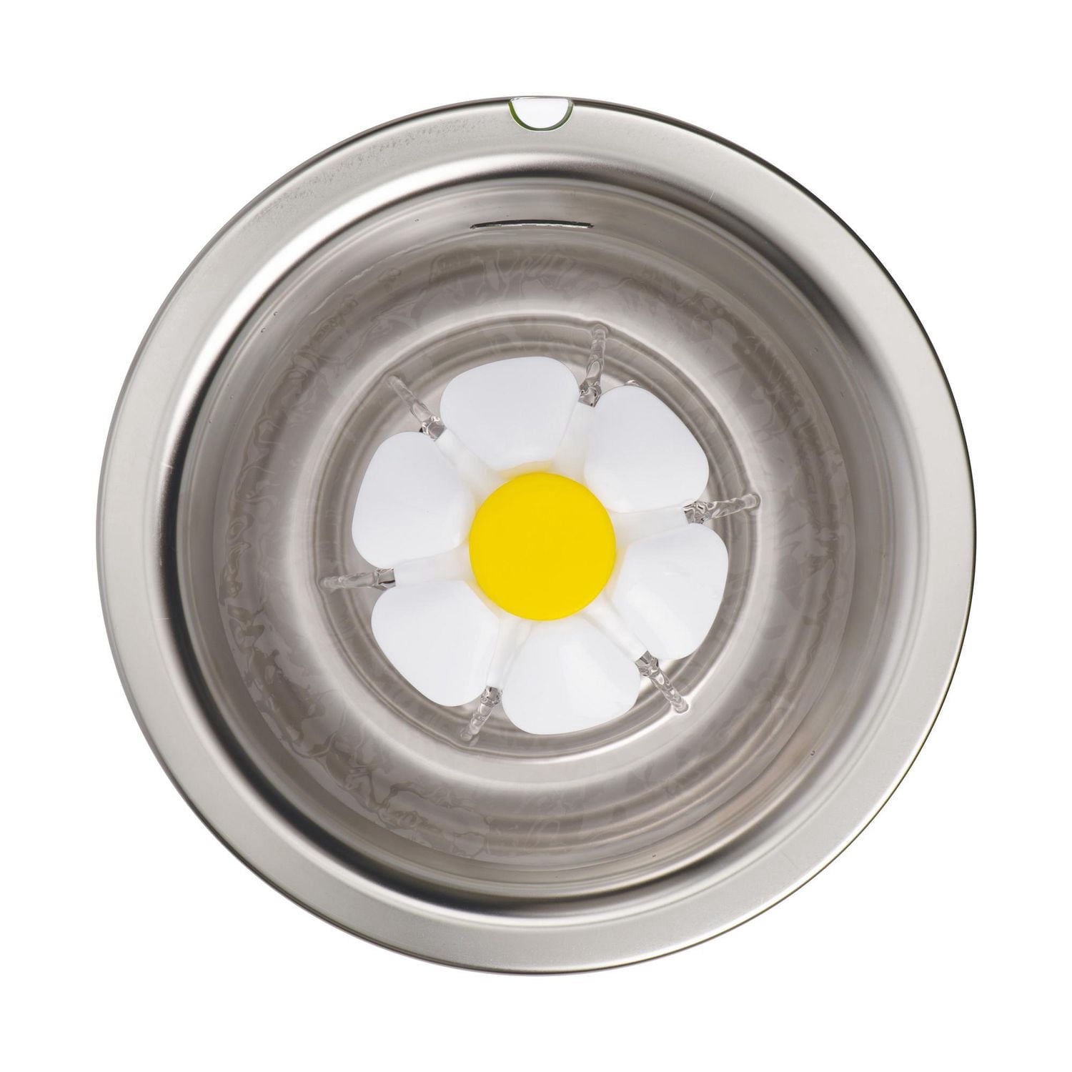 Catit Fontaine à Fleur pour Chats en Acier Inoxydable avec Ensemble Napperon, 3 L