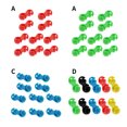 thumbnail image 4 of facefd 1/2/3/5 10pcs Brake Cable S Style Clips Buckle Hose Guide Bike Green 10pcs 1 Pc, 4 of 6
