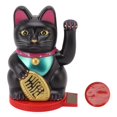 thumbnail image 2 of Chat Porte-Bonheur à Bras Oscillant, Base Rotative à Énergie Solaire avec Détection de Lumière, Porte-Richeur, Décoration de Chat Porte-Bonheur de 5 Pouces, Chat Porte-Bonheur à Bras Oscillant, 2 of 8