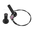 thumbnail image 1 of Twist Throttle Cable 22mm Handle Assembly Fit for 150cc-250cc Motocross ATV Black, 1 of 6