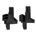 thumbnail image 3 of Luggage 2pcs Parcel Shelf Plastic Clips Luggage Cover Bracket A16969302849051 Fit For   W169 A Class Black, 3 of 8