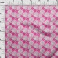thumbnail image 2 of oneOone Viscose Jersey Fabric Circle Block Print Fabric By The Yard 60 Inch Wide, 2 of 5