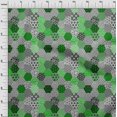 thumbnail image 4 of oneOone Cotton Poplin Light Green Fabric Geometric Sewing Craft Projects Fabric Prints By Yard 42 Inch Wide, 4 of 5