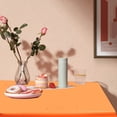 thumbnail image 4 of HHBEAUTY Rectangle Vinyl Tablecloth, Waterproof Spillproof Plastic Backed Table Cloth, Wipe Clean Table Cover for Dining, Buffet Parties and Camping (54" x 72"), 4 of 7