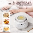thumbnail image 3 of slow cooker,1 Quart Pot 24h Cooker 24h With Ceramic 200w Warmer Cooker 1 24h And Cooker 1-3 Quart 200w 24h Quart Slow Cooker And Cooker Warmer With Cooker Person Cooker Pot Person With, 3 of 6