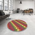 thumbnail image 4 of Ahgly Tapis Rectangulaire Lavable en Machine Intérieur Caramel Brun, 2 Pieds x 3 Pieds, 4 of 7