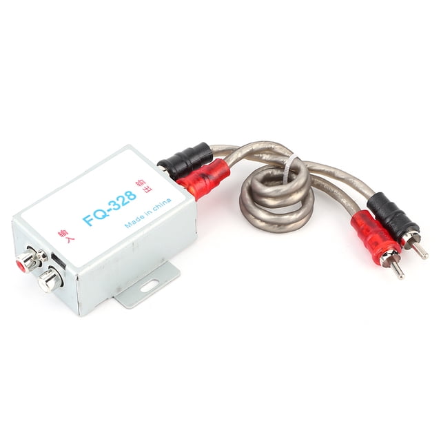 Filtre Audio de Voiture, Réducteur de Bruit Antirouille Robuste en Aluminium pour Haut-Parleurs
