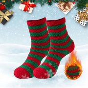 Socks Fuzzy Socks For Women Soft Fluffy Winter Cozy Slipper Socks Winter Warm Wool 2 Pairs Crew Cute Socks Sports Socks