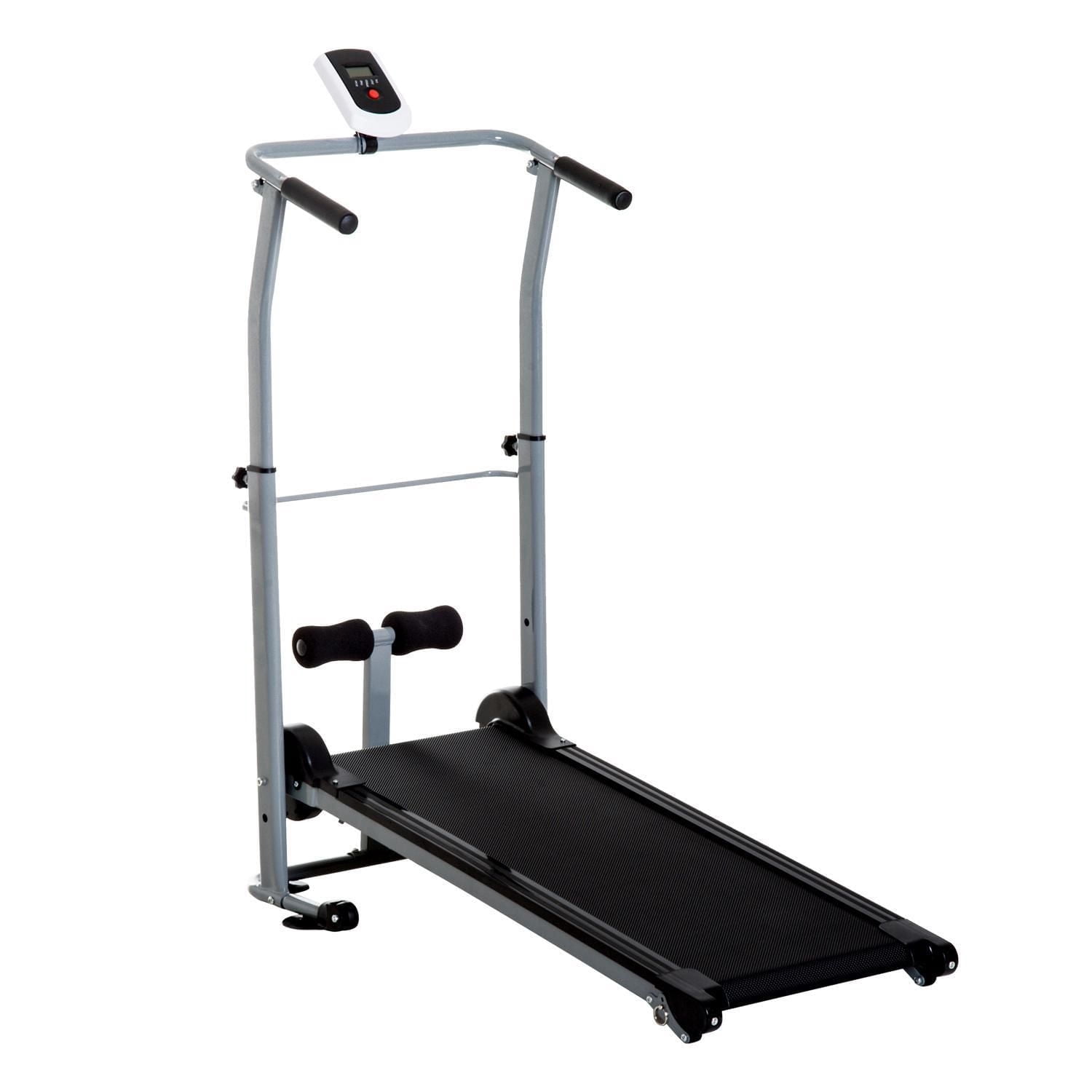 Soozier 2-in-1 manual treadmill