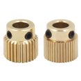 thumbnail image 1 of Brass Gear Rotable Extruder Wheel Universal Portable Teeth Drive Gear Resuable Brass Pipe Fitting 26 Teeth, 1 of 9