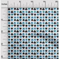 thumbnail image 2 of oneOone Rayon Medium Blue Fabric Poker Card Sewing Craft Projects Fabric Prints By Yard 56 Inch Wide, 2 of 4