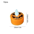 thumbnail image 3 of Halloween Candle Lanterns Set of 12 - Flameless LED Tea Lights with Timer for Pumpkin Ghost Decorations, 3 of 6
