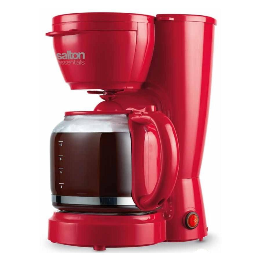 Salton Essentials Machine à café rouge 12 tasses