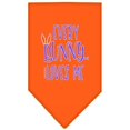 thumbnail image 1 of Everybunny Loves Me Sérigraphie Bandana Orange Petit, 1 of 1