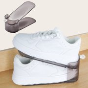 TopLLC Organization and Storage Household Plastic Shoe Rack Three Gear Adjustable Shoe Bracket Dormitory Shoe Storage And Organization Frame Shoe Rack