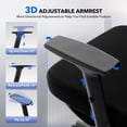 thumbnail image 4 of EDTara Mesh Ergonomic Office Chair, High-Back Swivel Design With Adjustable Lumbar Support, 3d Armrests and Reclining Back, 4 of 8