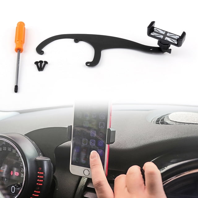 Support de Montage GPS pour Téléphone de Voiture, Compatible avec Mini Cooper, Gris