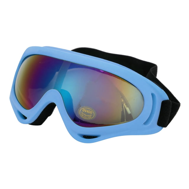 Ski Goggles Children Ski Goggles Anti Fog Double Layer Lens Windproof UV Protection For Skiing Snow Sports Blue