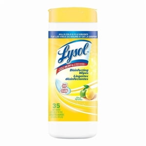 Lysol Disinfecting Surface Wipes, Citrus, 35 Wipes, Disinfectant, Cleaning, Sanitizing, 35 Count