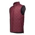 thumbnail image 1 of Weatherproof Mens Vintage Diamond Quilted Vest 207359, L, Red Mahogany, 1 of 4