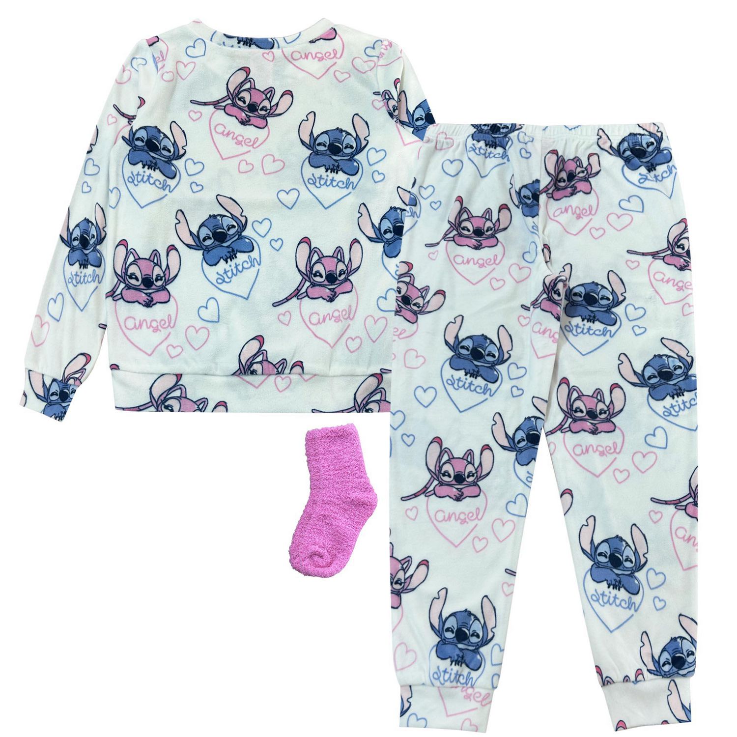 Knit Sleep 2 Piece PJ Set w/ Socks - Kids - Girls