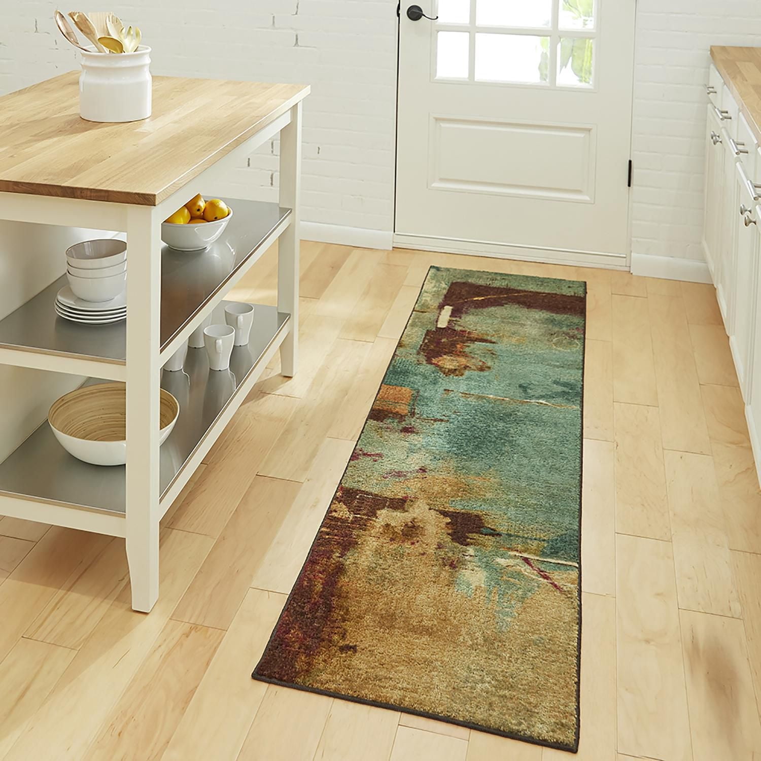 Tapis Strata de Mohawk, couleur turquoise fusion