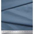 thumbnail image 3 of Soimoi Blue Poly Georgette Fabric Flower Geometric Print Sewing Fabric Yard 42 Inch Wide, 3 of 3