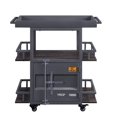 thumbnail image 3 of ACME Cargo Serving Cart in Antique Walnut & Gunmetal, 3 of 4