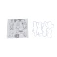 thumbnail image 3 of Embossing, Unique Forme Clair Kit Impression Claire Opération Simple pour Bricolage Métiers pour Bricolage Scrapbook, 3 of 8