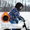 thumbnail image 4 of Cagoule pour Enfants en Molleton, Masque Facial de Ski d'Hiver, Bonnet Ajustable, Cache-Cou Double, 4 of 6