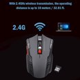 thumbnail image 3 of Souris Sans Fil 2,4 GHz Souris Sans Fil Optique à Défilement Portable pour PC Gaming R8Q1 AU D9L5, 3 of 6